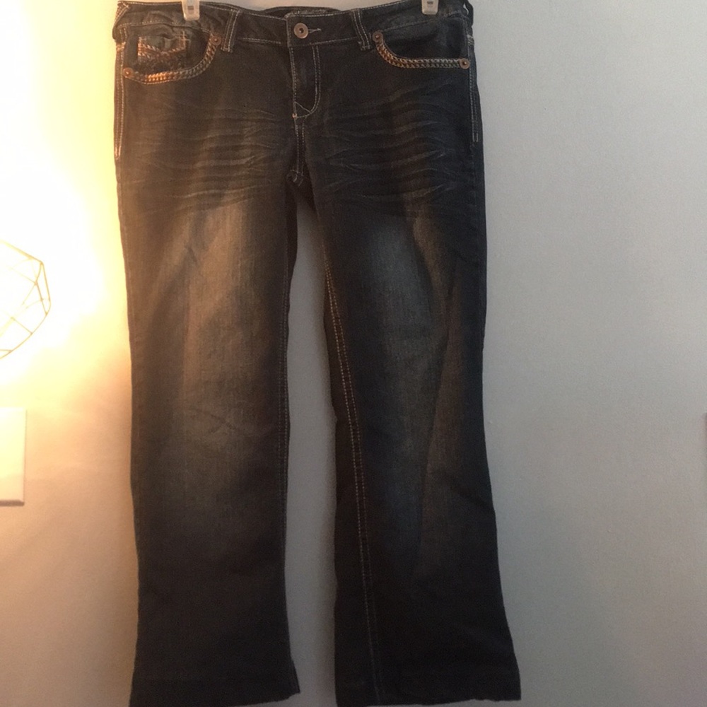 Royal blue brand blue jeans